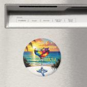 Lässiger Nachmittag in Aruba Magnet (In Situ (Geschirrspüler))