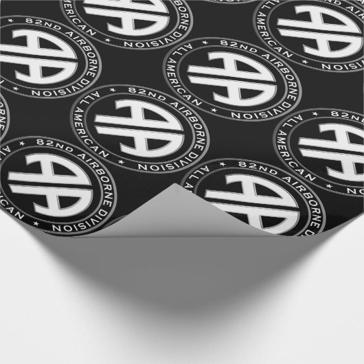 lässiger Patch der 82. Im Flugzeug Division Geschenkpapier (Ecke)