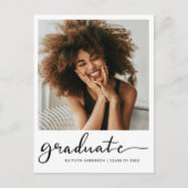 Lässiger Script-Abschluss | Save the Date Foto Postkarte (Vorderseite)