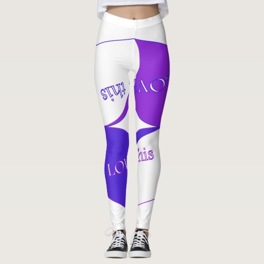 Lässiger Sport Leggings (Vorderseite)