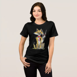 Lässiger T - Shirt von Frauen mit künstlerischem C