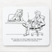 Lässiger Tag Mousepad (Vorne)