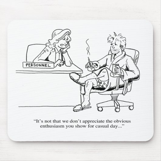 Lässiger Tag Mousepad (Vorne)