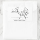 Lässiger Tag Rechteckiger Aufkleber (Tasche)