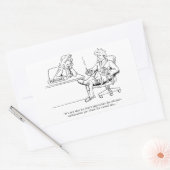 Lässiger Tag Rechteckiger Aufkleber (Umschlag)