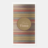 Lässiger und lustiger Streifen Serviette (Vorderseite)