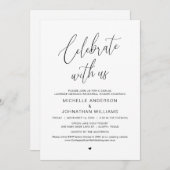 Lässiges Abendessen am See Moderne Hochzeit Probe Einladung (Vorne/Hinten)