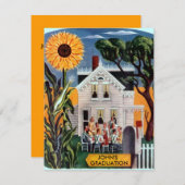 LÄSSIGES ABSCHLUSS-PARTY EINLADUNG ~ EZ2 FERTIGEN (Vorne/Hinten)