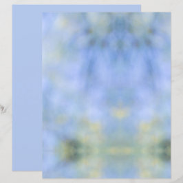 Lässiges Abstrakt-blaugelbes Muster-Junk-Journal