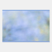 Lässiges Abstraktes Blaugelbes Muster Geschenkpapier Set (Vorderseite 2)