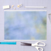 Lässiges Abstraktes Blaugelbes Muster Seidenpapier (Handwerk)