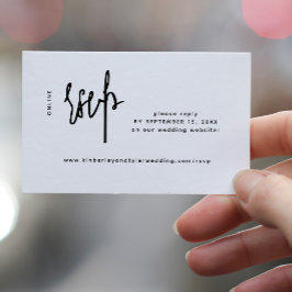 Lässiges Drehbuch Moderne Hochzeit Online-uAwg Begleitkarte