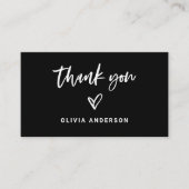 Lässiges Drehbuch und Herzlichen Dank | Logo-Rücks Visitenkarte (Vorderseite)