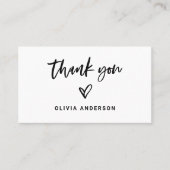 Lässiges Drehbuch und Herzlichen Dank | Rückblende Visitenkarte (Vorderseite)