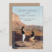 Lässiges Foto Hochzeit speichert das Datum Save The Date (Vorne/Hinten)