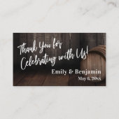 Lässiges Getränk-Ticket für Holzhähnchen Begleitkarte (Rückseite)