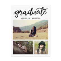 Lässiges Graduiertenskript Drei Foto