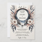 Lässiges Herz Nichts Extravagant nur Liebe Hochzei Einladung (Vorderseite)