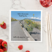 Lässiges Land West Bergstrasse Blume Serviette (Beispiel)