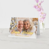 Lässiges modernes Foto für den Happy Holidays (Orchidee)