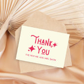 Lässiges Modernes Nichts Extravagant nur Liebe Hoc Dankeskarte