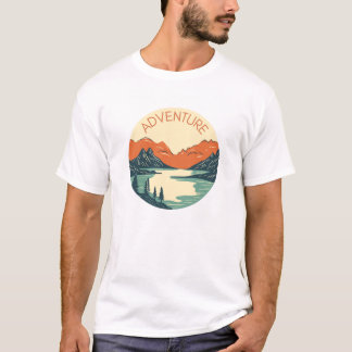 Lässiges Outdoor-Style-T-Shirt T-Shirt