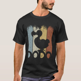 Lässiges Retro Oldschool Vogel Funky Vintage Dodo  T-Shirt