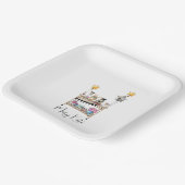 Lässiges Script Bar Cart Abschluss Pappteller (Gewinkelt)