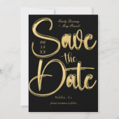 Lässiges Skript Save the Date Einladung (Vorderseite)