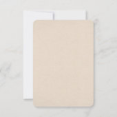 Lässiges Strandmason jar Hochzeit RSVP Karte (Rückseite)