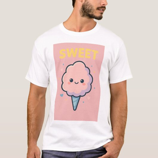 Lässiges süßes T-Shirt  (Vorderseite)