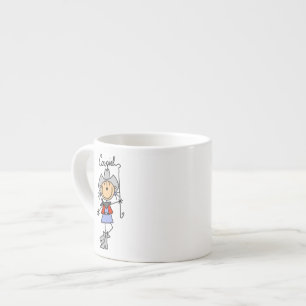 Lasso-Cowgirl-T-Shirts und Geschenke Espressotasse