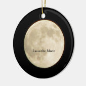 Lasso die Mond-Verzierung Keramikornament (Links)