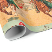 Lasso mein Herz Vintag Valentine Geschenkpapier (Rolleneckpunkt)