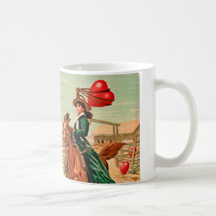 Lasso mein Herz Vintag Valentine Kaffeetasse