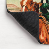 Lasso mein Herz Vintag Valentine Mousepad (Ecke)