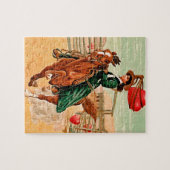 Lasso mein Herz Vintag Valentine Puzzle (Horizontal)