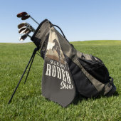 Lasso Roping Roundup ADD NAME Western Rodeo Show Golfhandtuch (Gras)