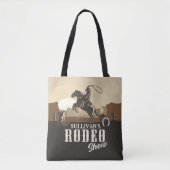 Lasso Roping Roundup ADD NAME Western Rodeo Show Tasche (Vorderseite)