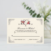 Lasso um meinen Herzreaktionsausweis Einladung (Stehend Vorderseite)