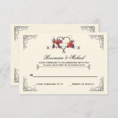 Lasso um meinen Herzreaktionsausweis Einladung (Vorne/Hinten)