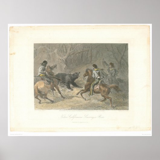 Lassoing a Bear (1178A) Poster (Vorne)