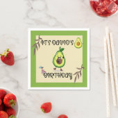 "Lass's Avo-Celebrate! Birthday Bash" Napkin Serviette (Beispiel)