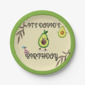 "Lass's Avo-Celebrate! Birthday Bash" Plate Pappteller (Vorderseite)