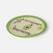 "Lass's Avo-Celebrate! Birthday Bash" Plate Pappteller (Schrägansicht)