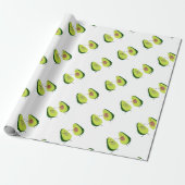 LASS'S AVOCUDLE, AVOCADO DESIGN GESCHENKPAPIER (Ungerollt)