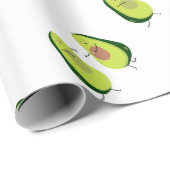 LASS'S AVOCUDLE, AVOCADO DESIGN GESCHENKPAPIER (Rolleneckpunkt)