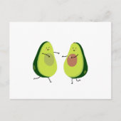 LASS'S AVOCUDLE, AVOCADO DESIGN POSTKARTE (Vorderseite)