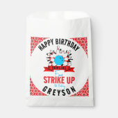 Lass's Bowl! Fun Kids 5th Birthday Party Bowling Geschenktütchen (Vorderseite)