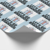 LASS'S BRANDON BIRTHDAY Wrapping Paper gehen Geschenkpapier (Ecke)